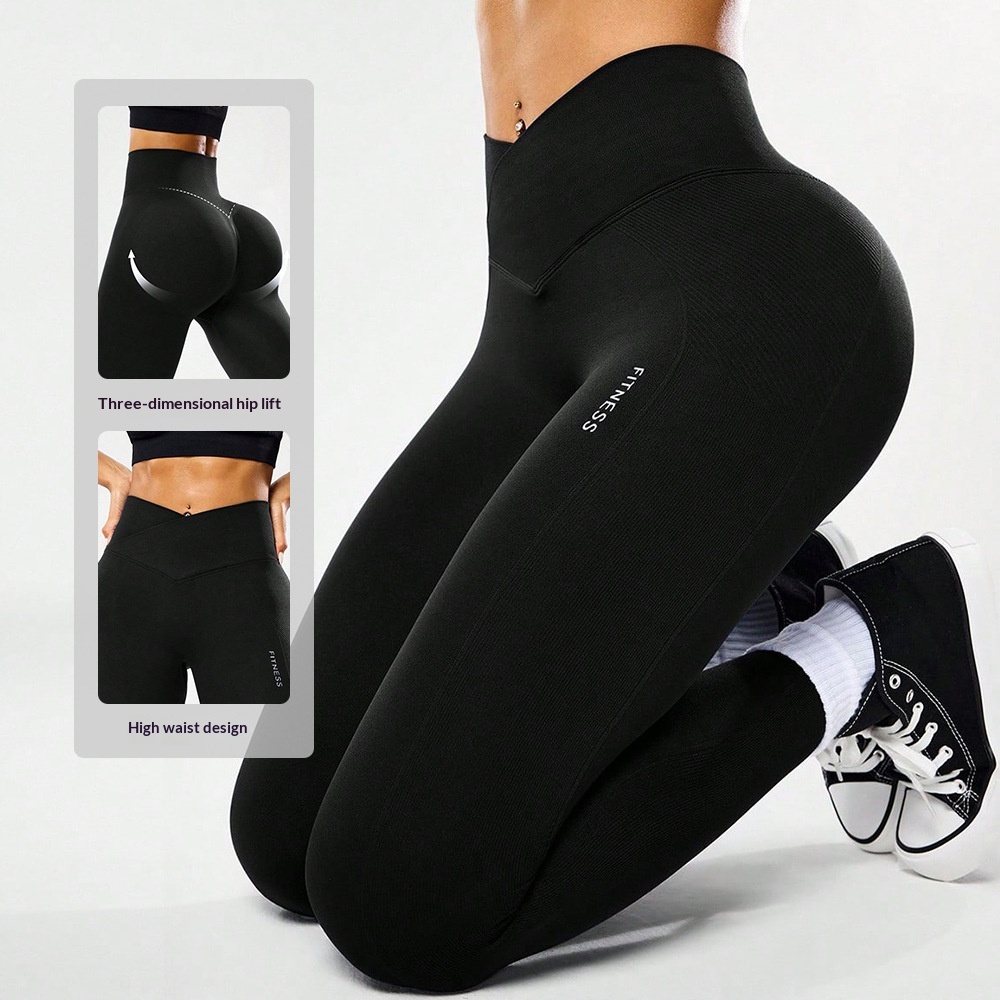 Womens Tight-Fitting Hip-Lifting Yoga Pants