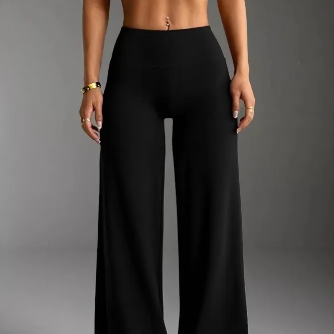 High-waisted Wide-leg Yoga Pants