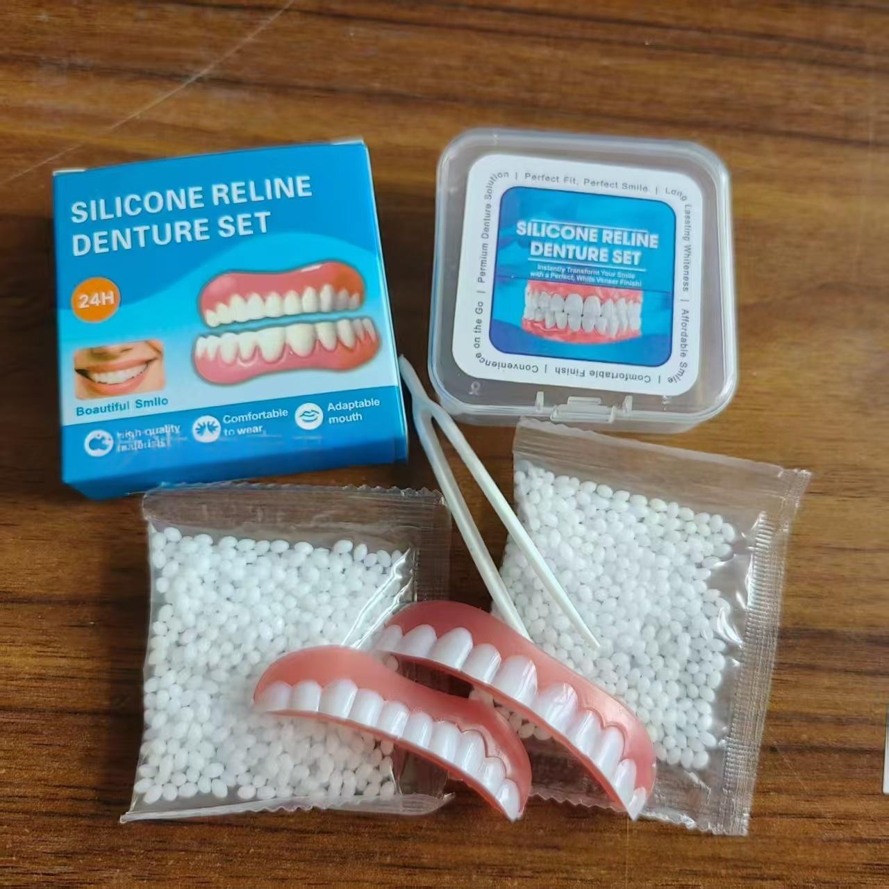 DIY Simulated Temporary Braces For Upper And Lower Teeth