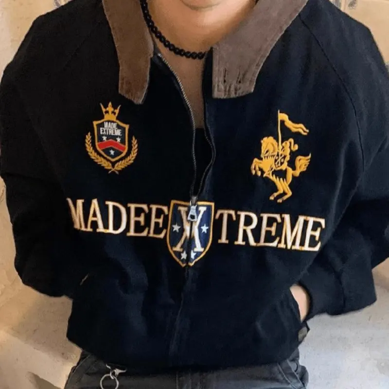 American-style Vintage Jacket For Men And Women