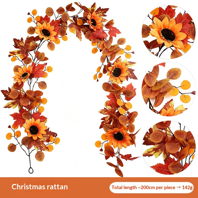 Rattan Thanksgiving Wall Hanging, picture 4 of 4