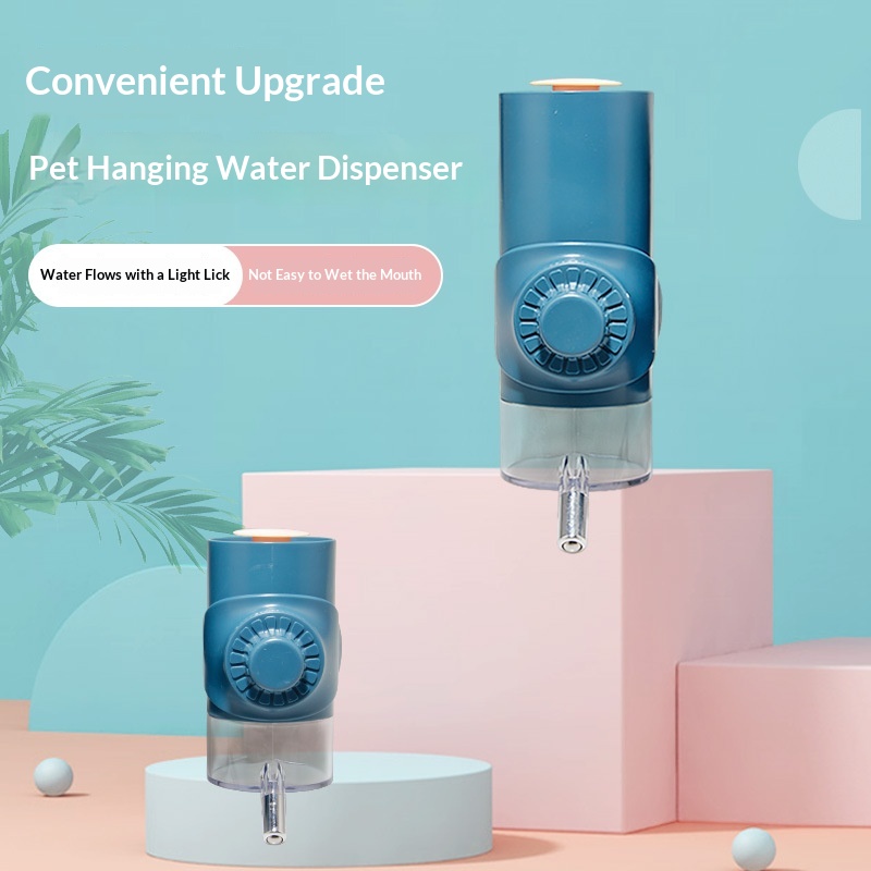 Pet Hanging Cage Water Bottle Simple Model Dog Cage Mounted Water Dispenser Cagehanging Water Feeder