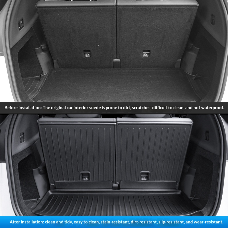 Trunk Mat And Rear Seat Backrest Pad Protective Accessories For YL