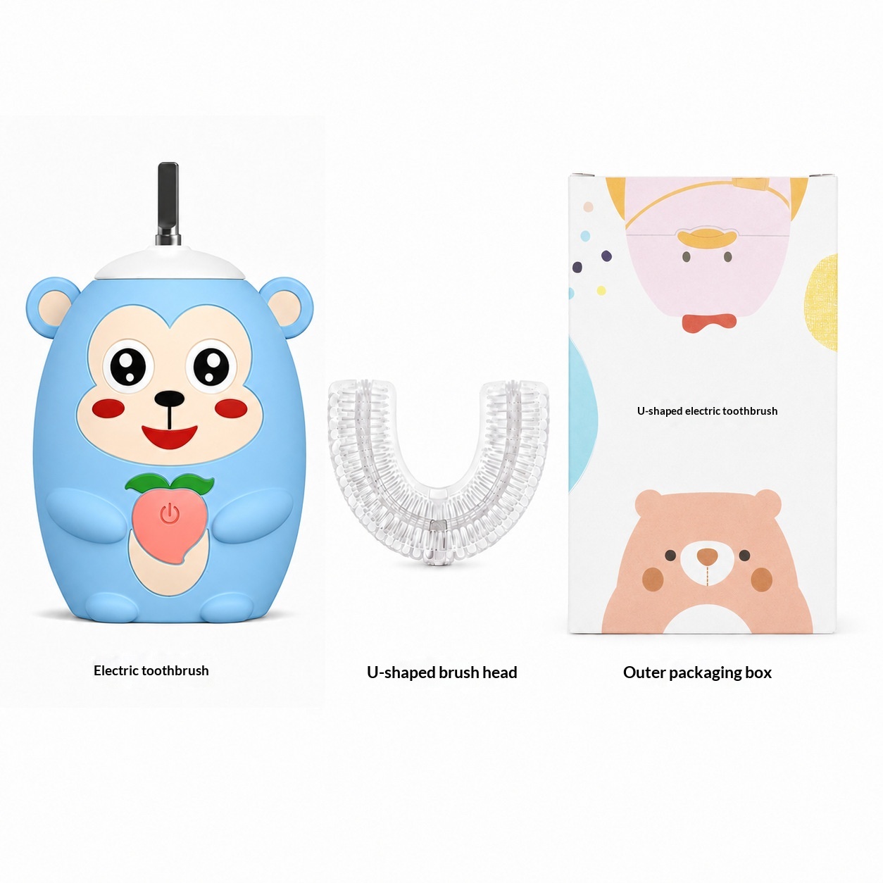 Cartoon Children's U-shaped Electric Toothbrush