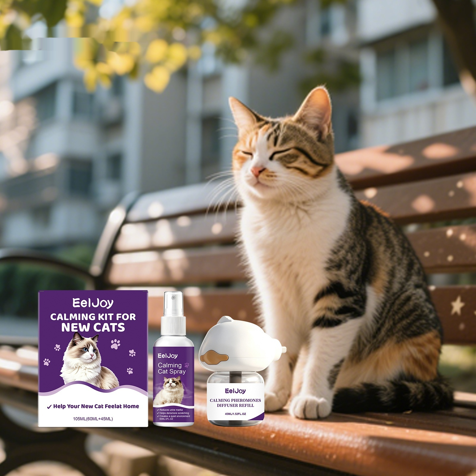 Cat Mood Diffuser Spray Set