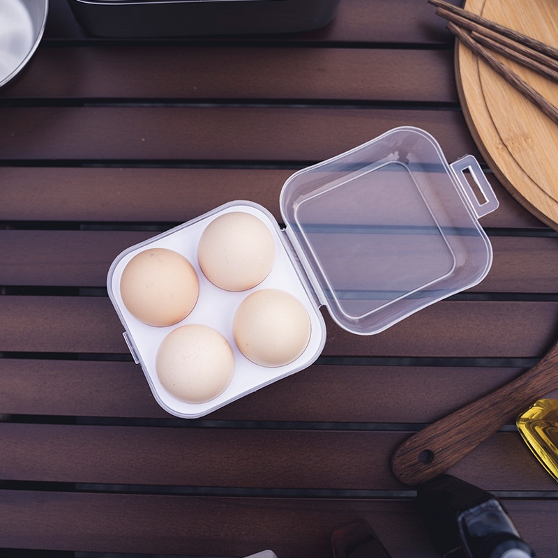 Outdoor Camping Portable Dedicated Egg Box Plastic Egg Tray Storage Container
