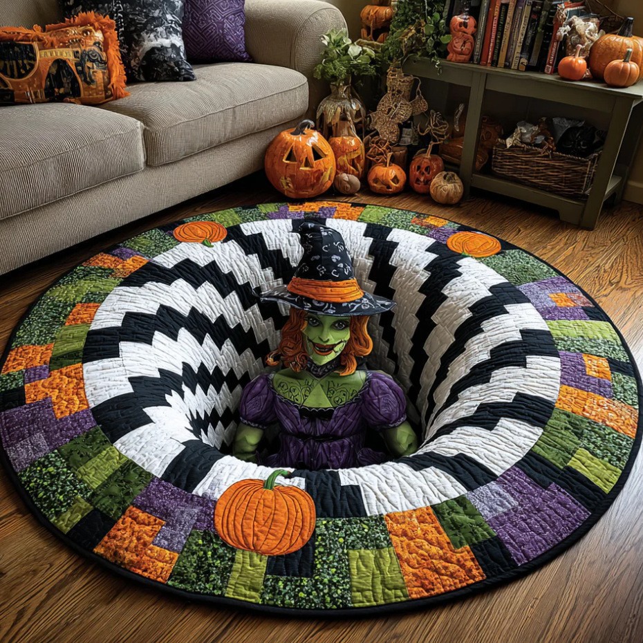 Circular Stereoscopic Vision Floor Mat Living Room Carpet