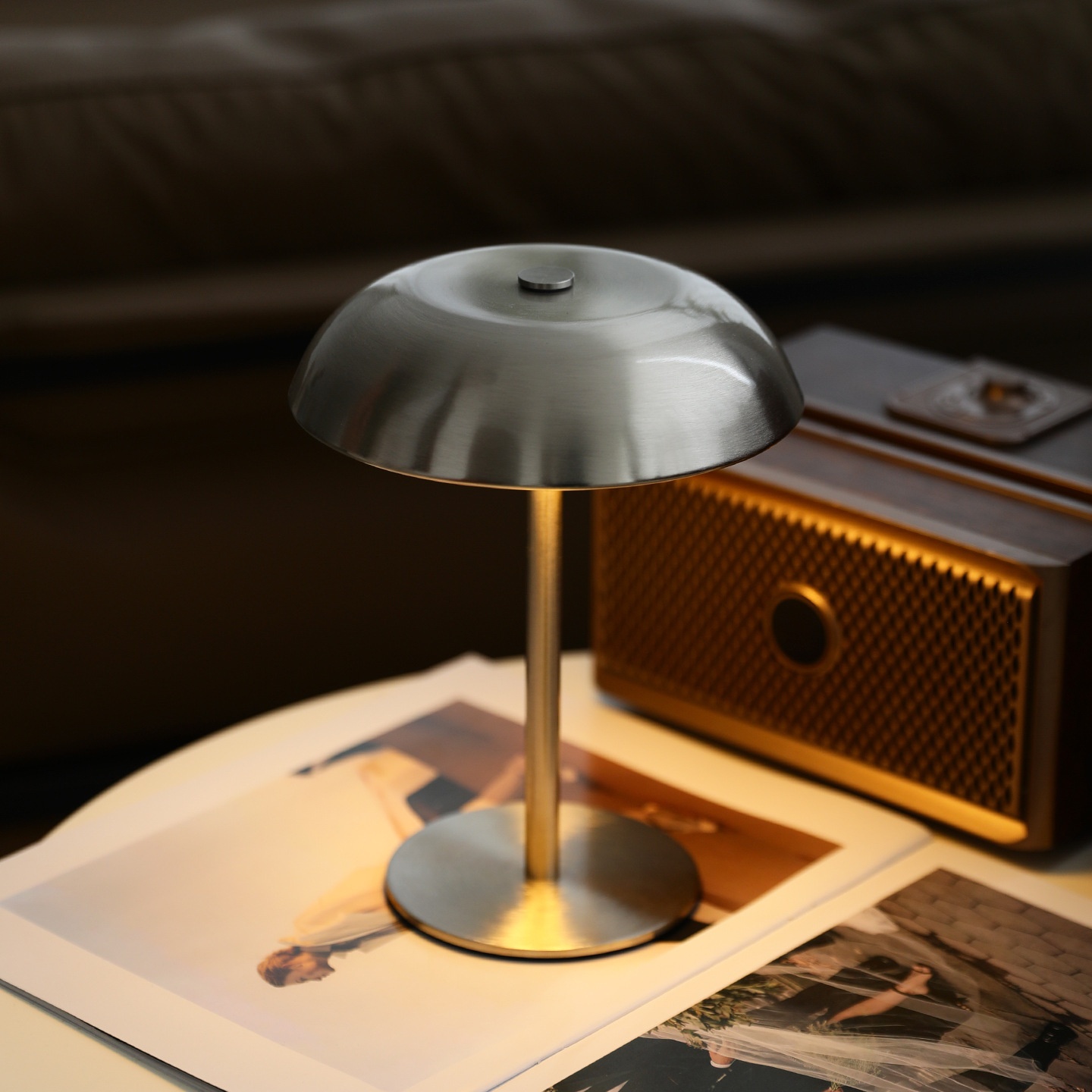 Mushroom USB-Charging Desk Lamp For The Bedside