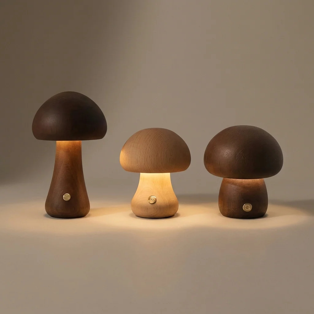 Rechargeable Wood Mood Light, picture 10 of 10