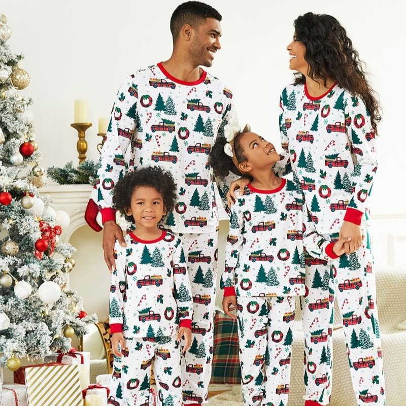 Christmas Printed Family Pajama Set