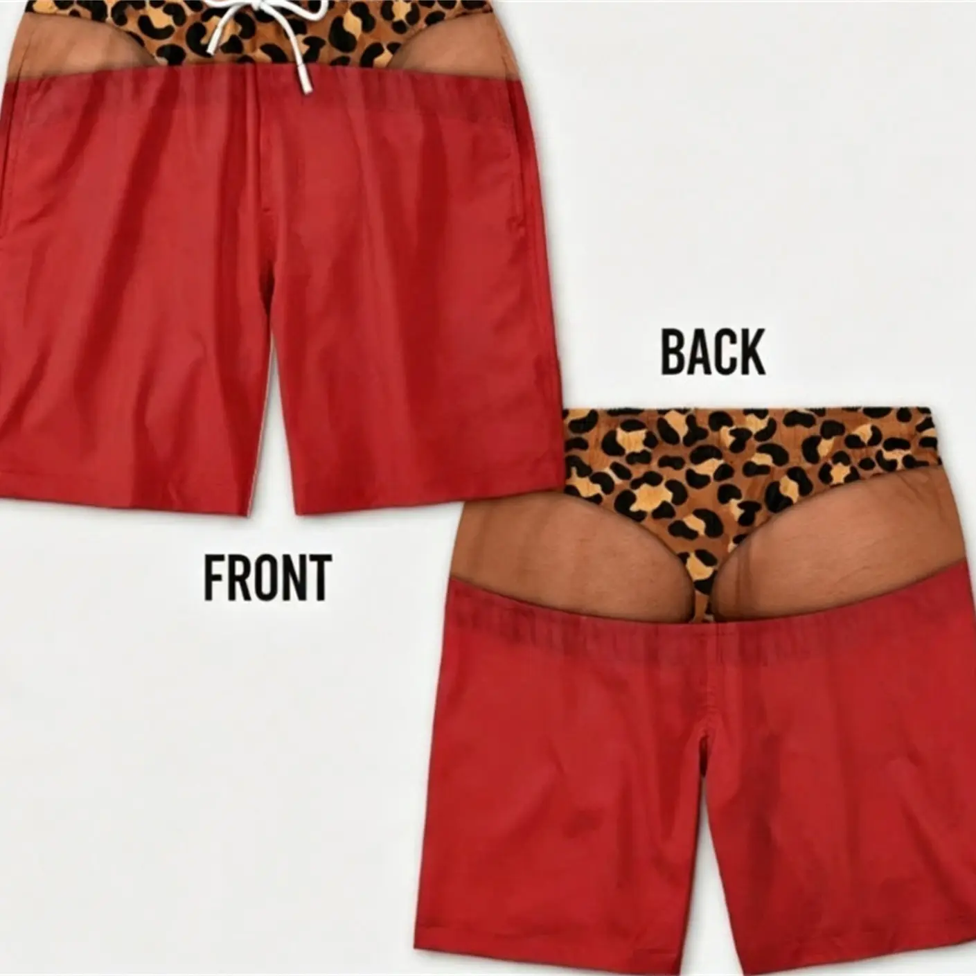 Breathable Printed Mens Casual Shorts