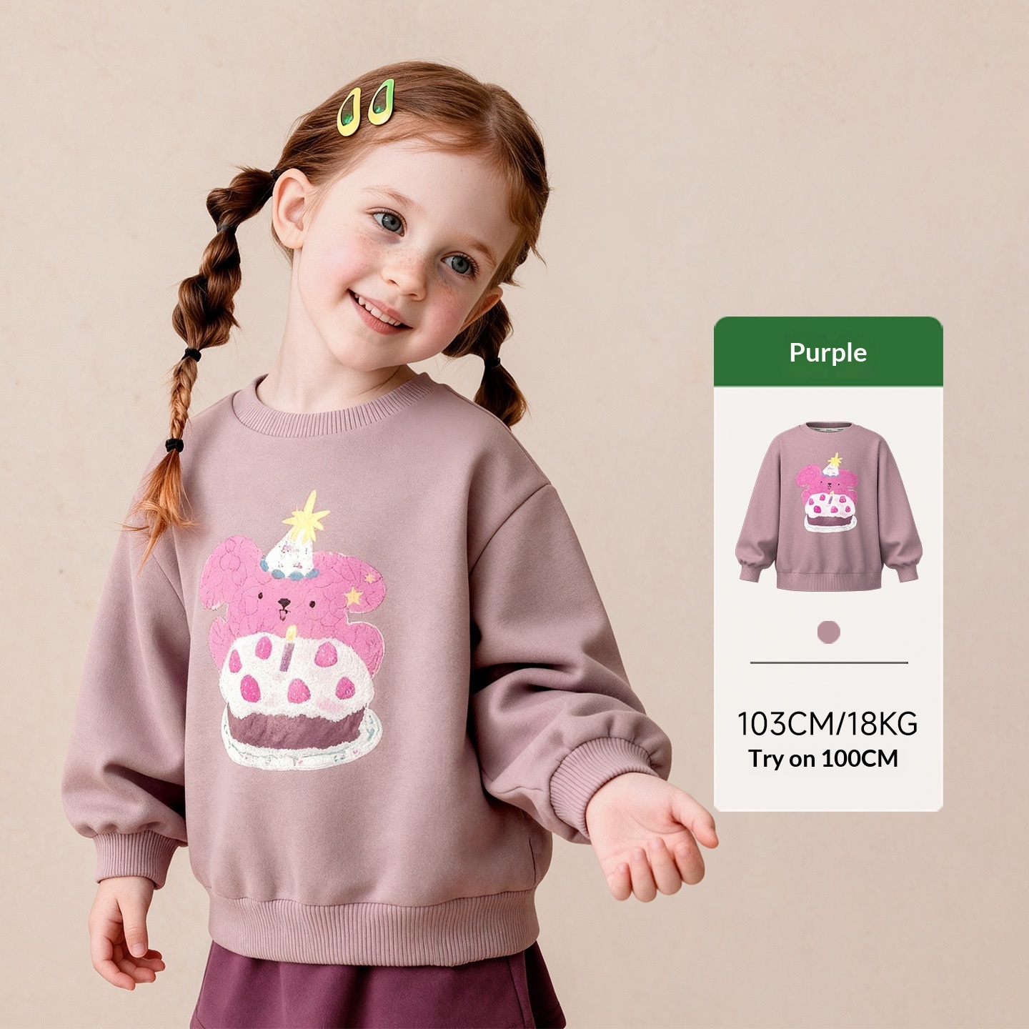 Cartoon-print Comfortable Skin-friendly Simple Everyday Top
