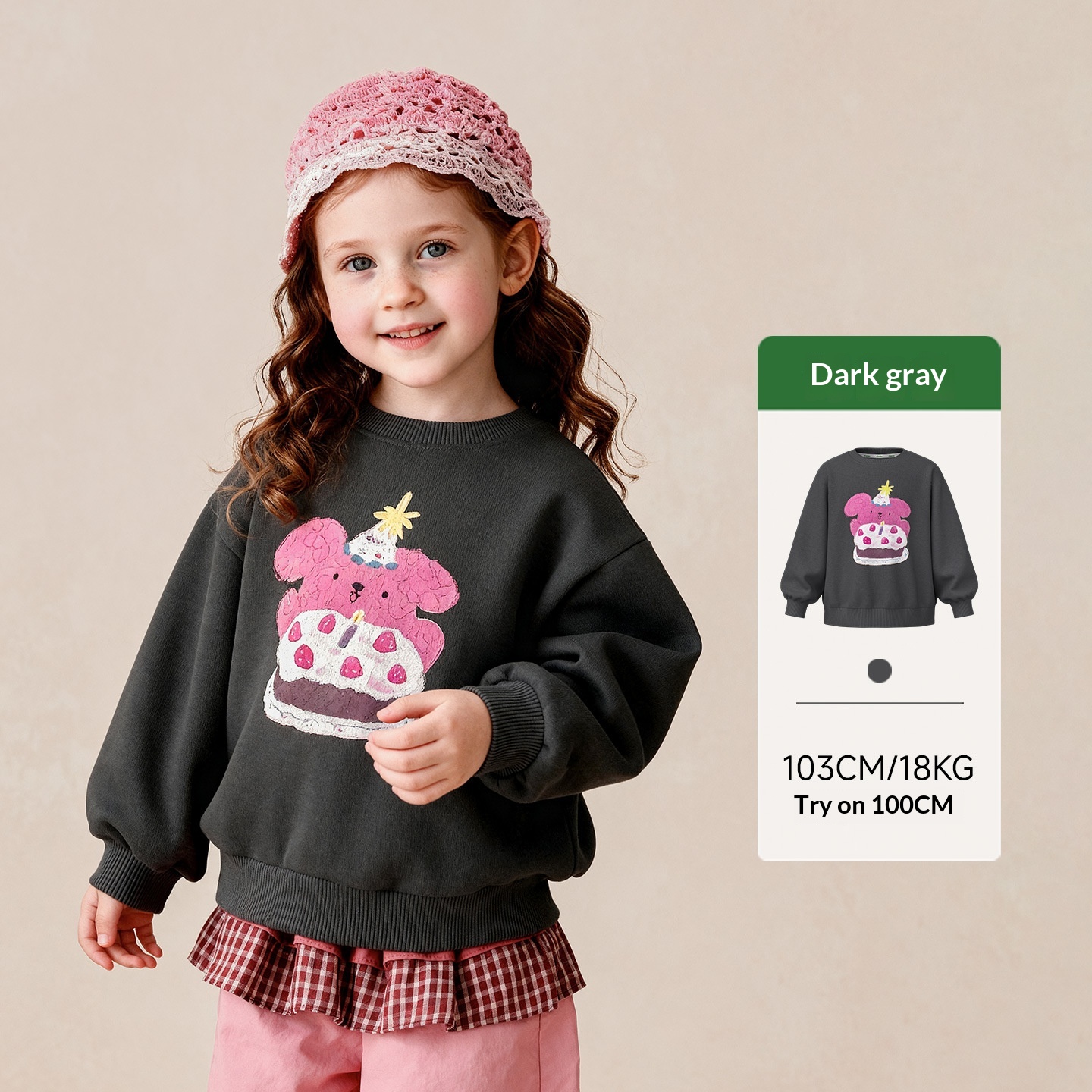Cartoon-print Comfortable Skin-friendly Simple Everyday Top