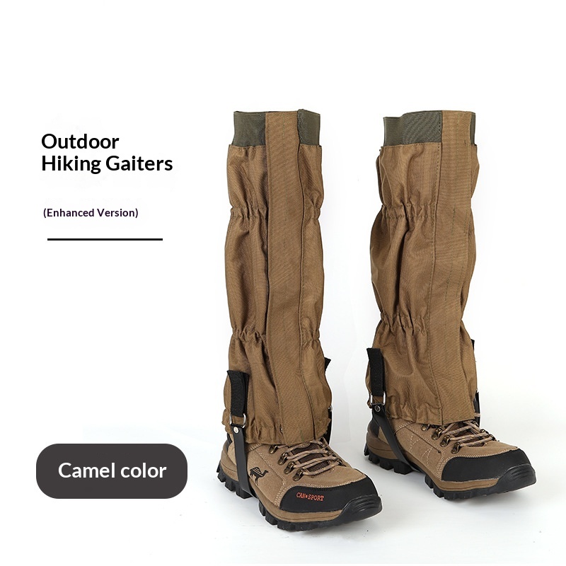 Outdoor thickened oxford cloth snow gaiters (army green)