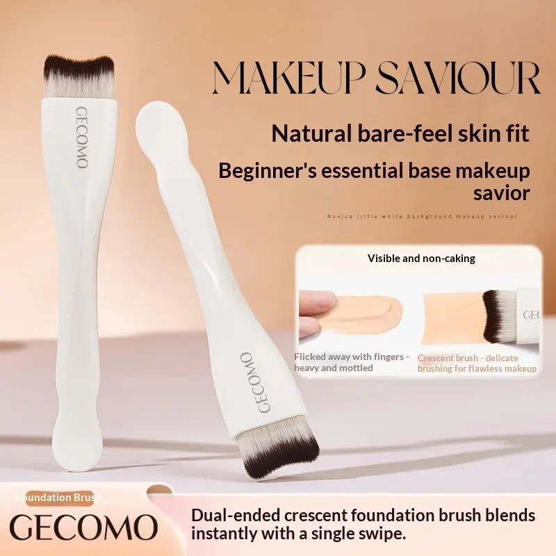 Double-headed Crescent Powder Foundation Brush