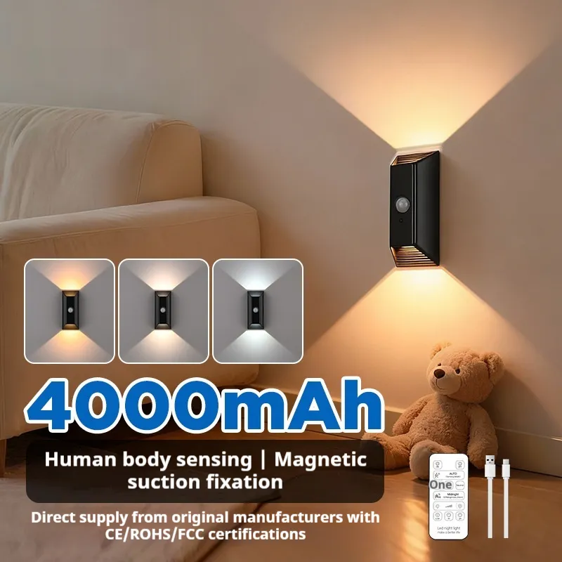 Household Rechargeable Smart Wall Lamp