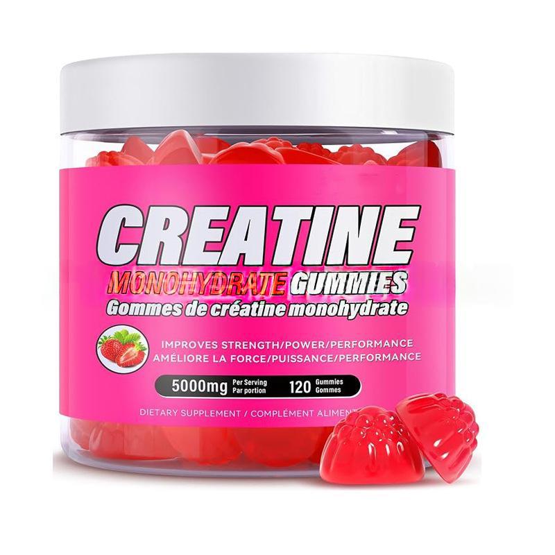 Strawberry-flavored Water Creatine Gummies