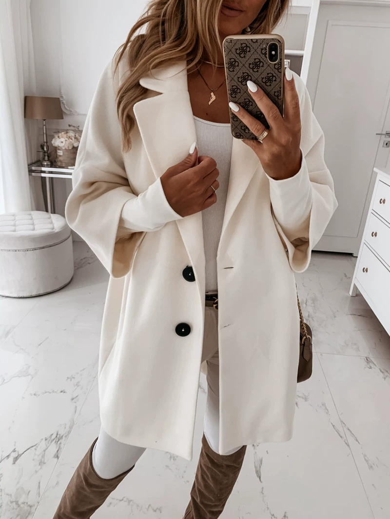 Women's winter jacket – full outfit view on model