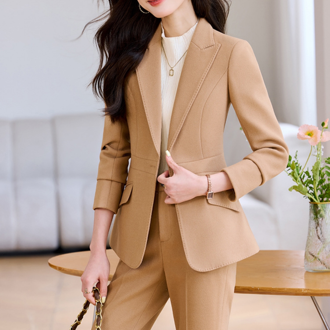 Blazer For Commuting Elegant Formal Wear Work Uniform