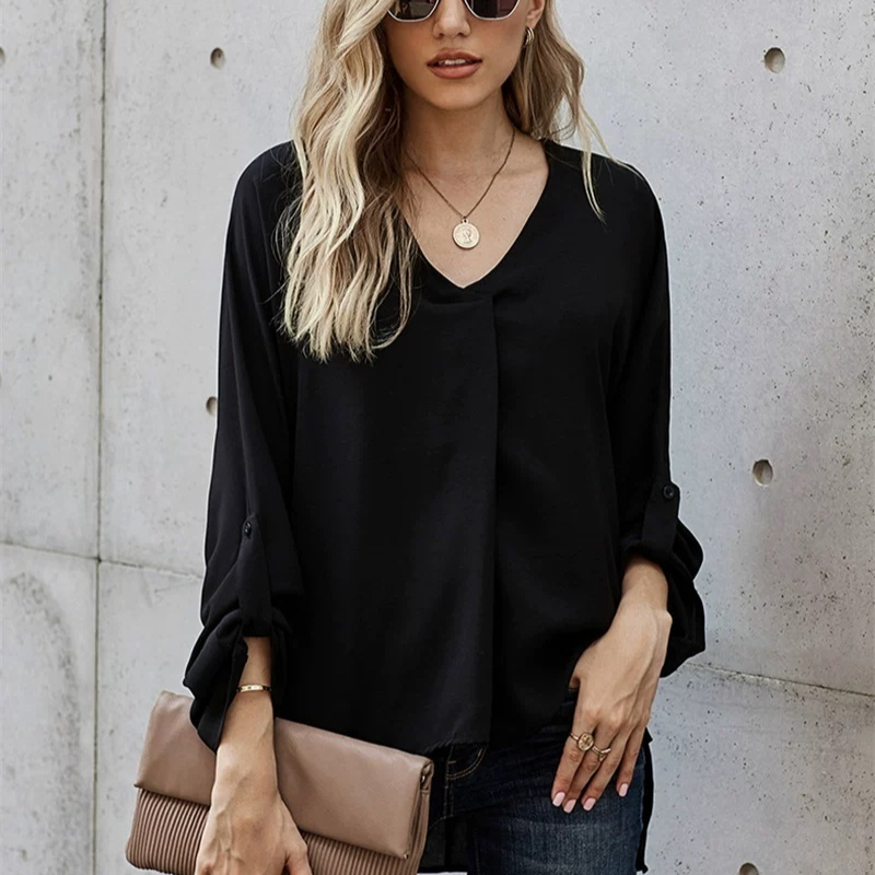 Plus Size Women's Casual Long Sleeved Top