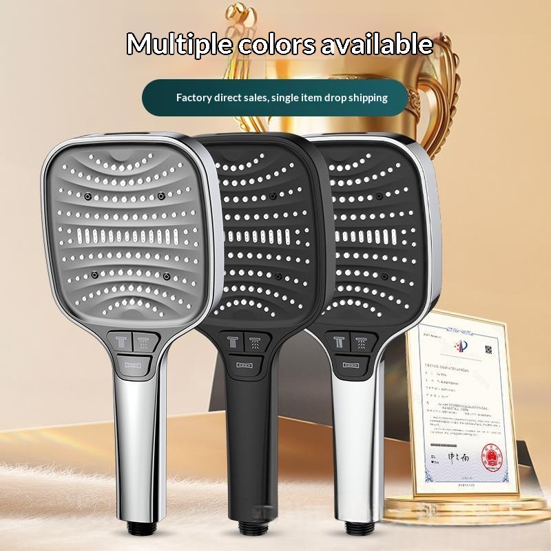 Square Pressurized Shower Head