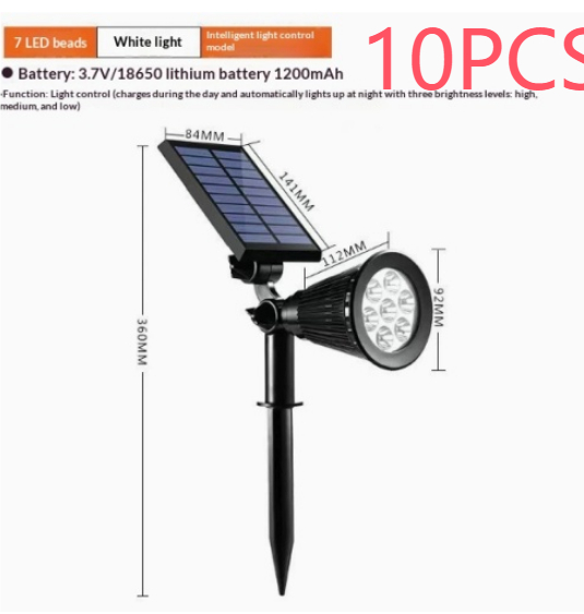 Solar Powered Outdoor Super Bright Rainproof Lawn Light