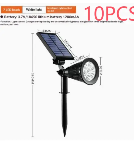 Solar Powered Outdoor Super Bright Rainproof Lawn Light