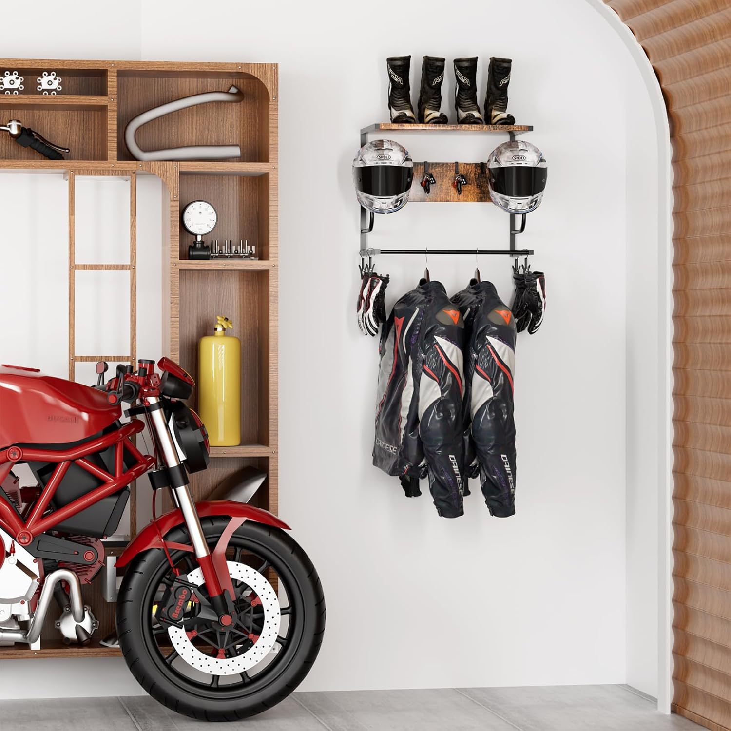 Multi-purpose Sports Gear Rack For The Entryway