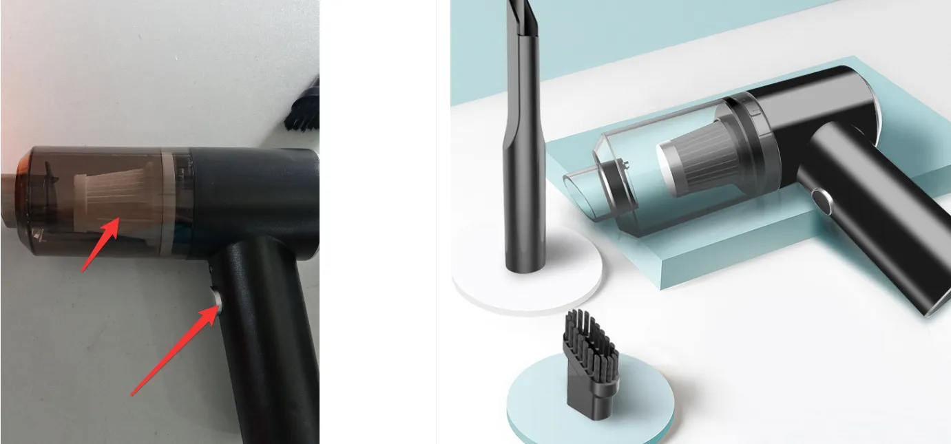 Wireless Car Vacuum Cleaner Portable Handheld High-power