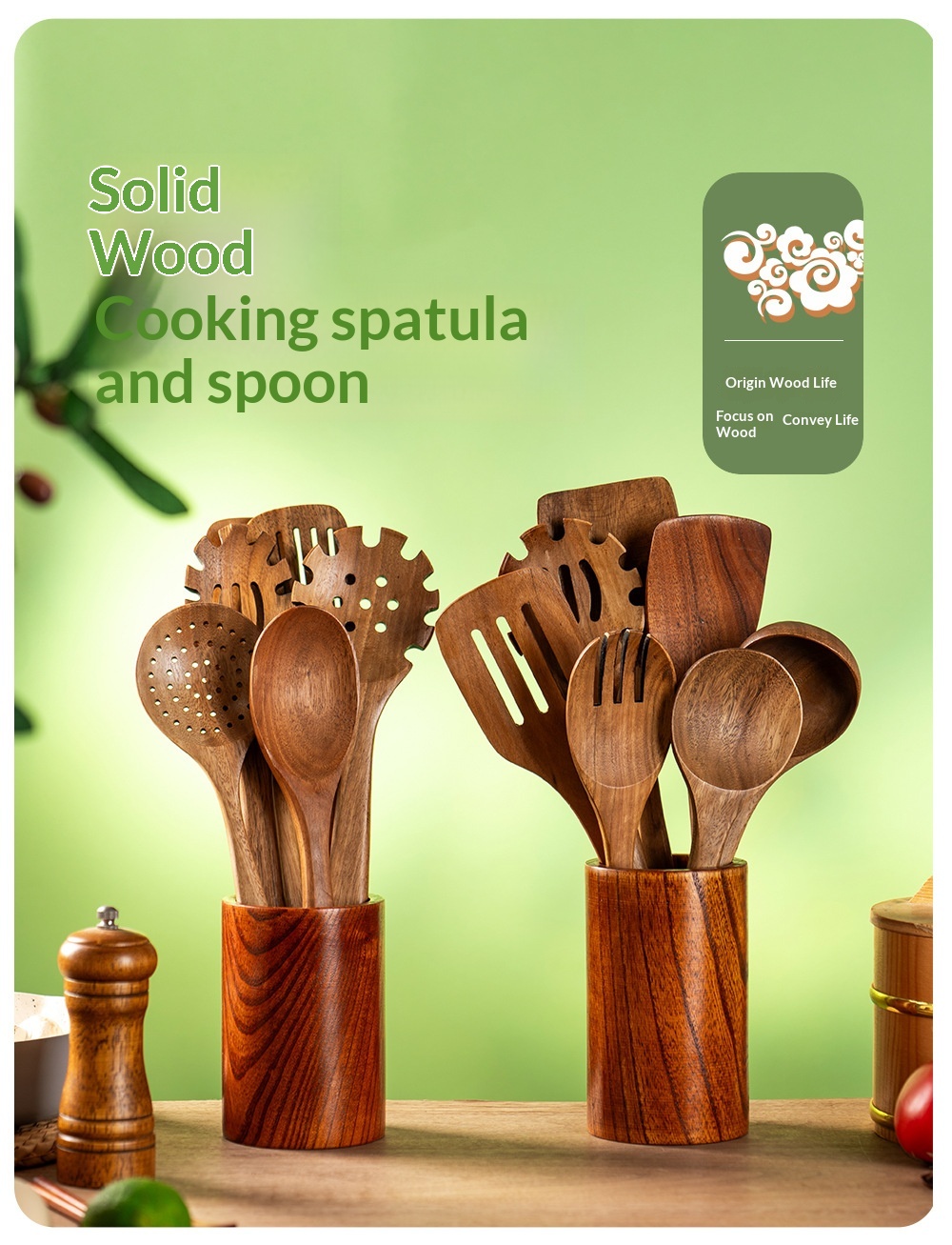 Acacia Wood Large-Sized Shovel And Spoon Cooking Spatula Kitchen Utensil Set 3fbc4076 Aa37 44f2 B4b5 2654705db16b Trans