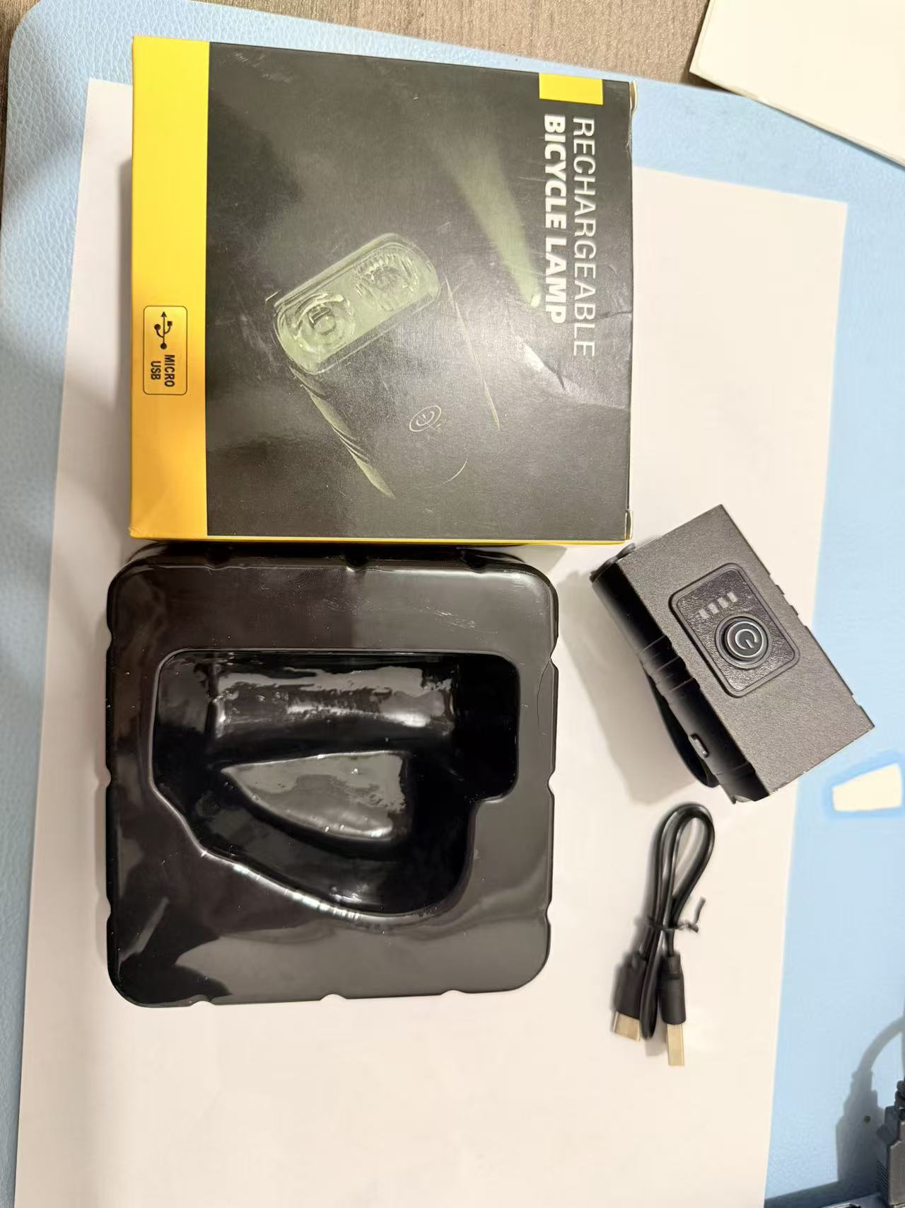 Aluminum Alloy Bicycle Front Light With Strong Light For Cycling Flashlight