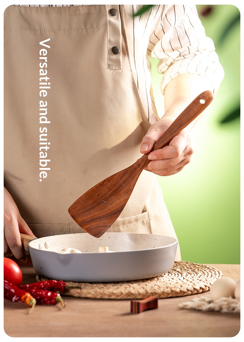 Acacia Wood Large-Sized Shovel And Spoon Cooking Spatula Kitchen Utensil Set B202348a 405d 4bb0 8023 483e6e3b39f1 Trans