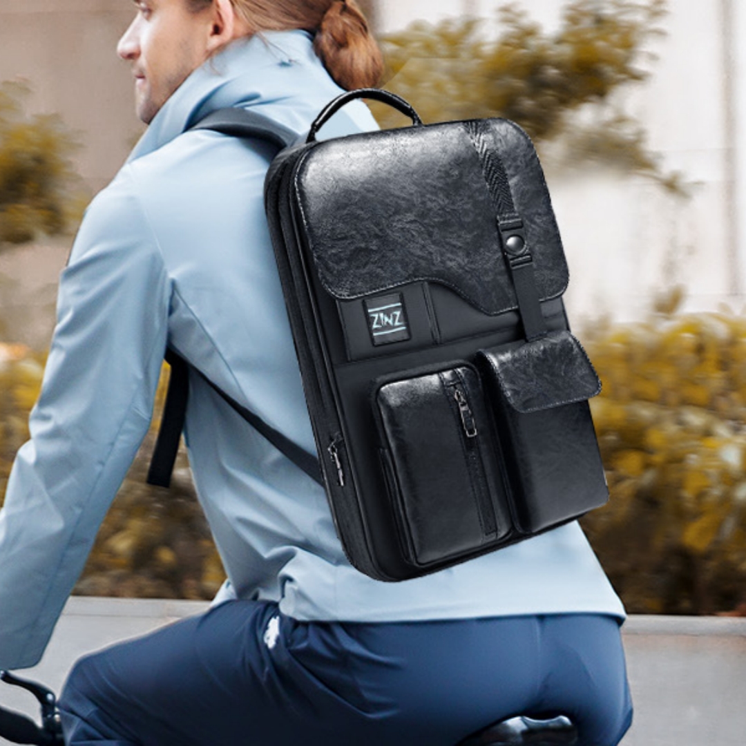 Laptop Backpack Mens Premium Business-Style Computer Bag