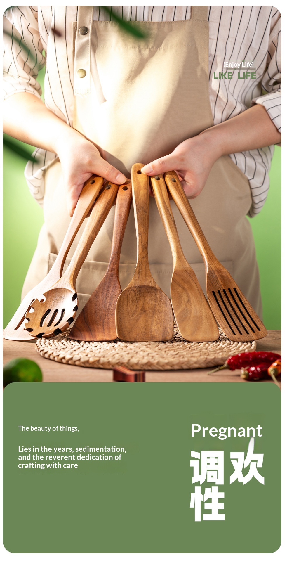 Acacia Wood Large-Sized Shovel And Spoon Cooking Spatula Kitchen Utensil Set D17142c2 Fc3c 4bb4 A35f 3d2bcdaac686 Trans