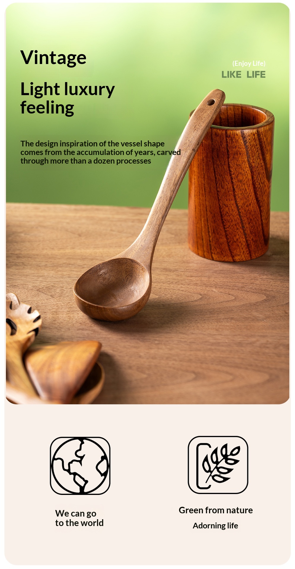 Acacia Wood Large-Sized Shovel And Spoon Cooking Spatula Kitchen Utensil Set F45dcab5 Ba49 46de 8945 8e96275d1244 Trans