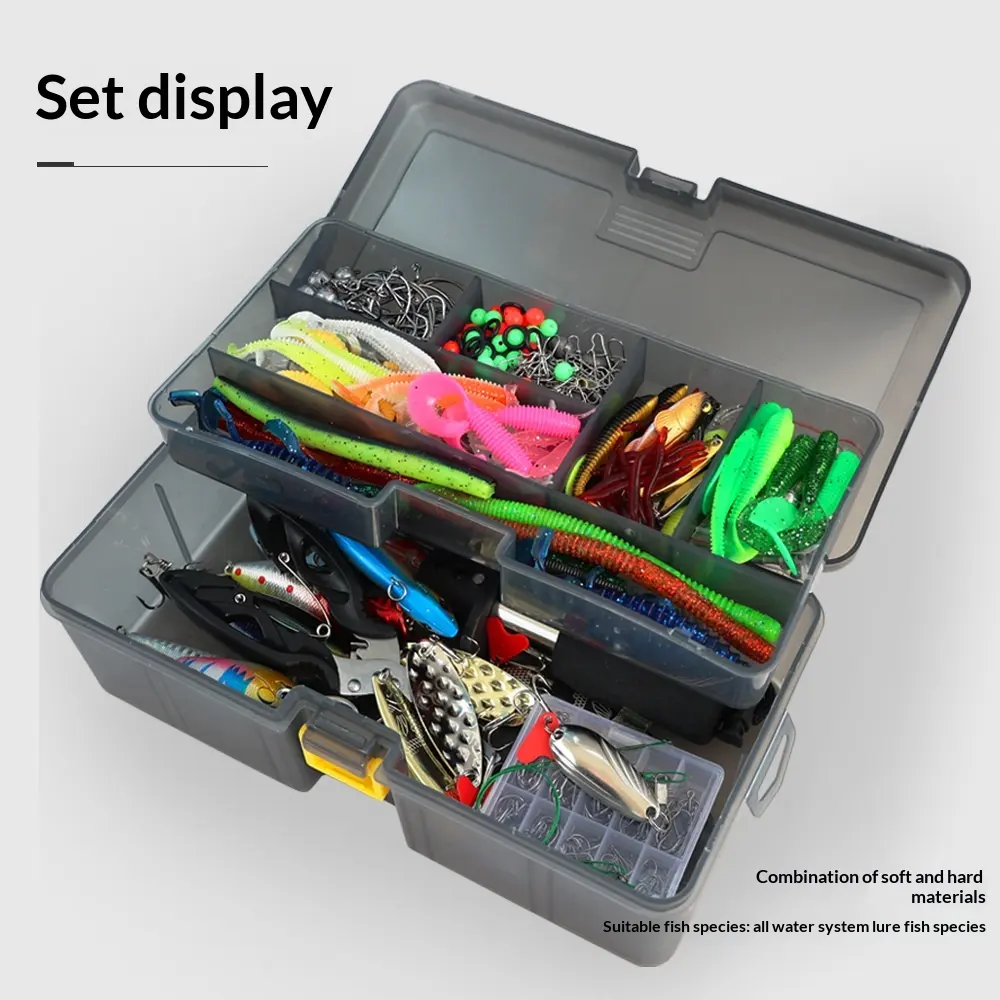 410-piece Lure Set Minnow, Pencil, And Bionic