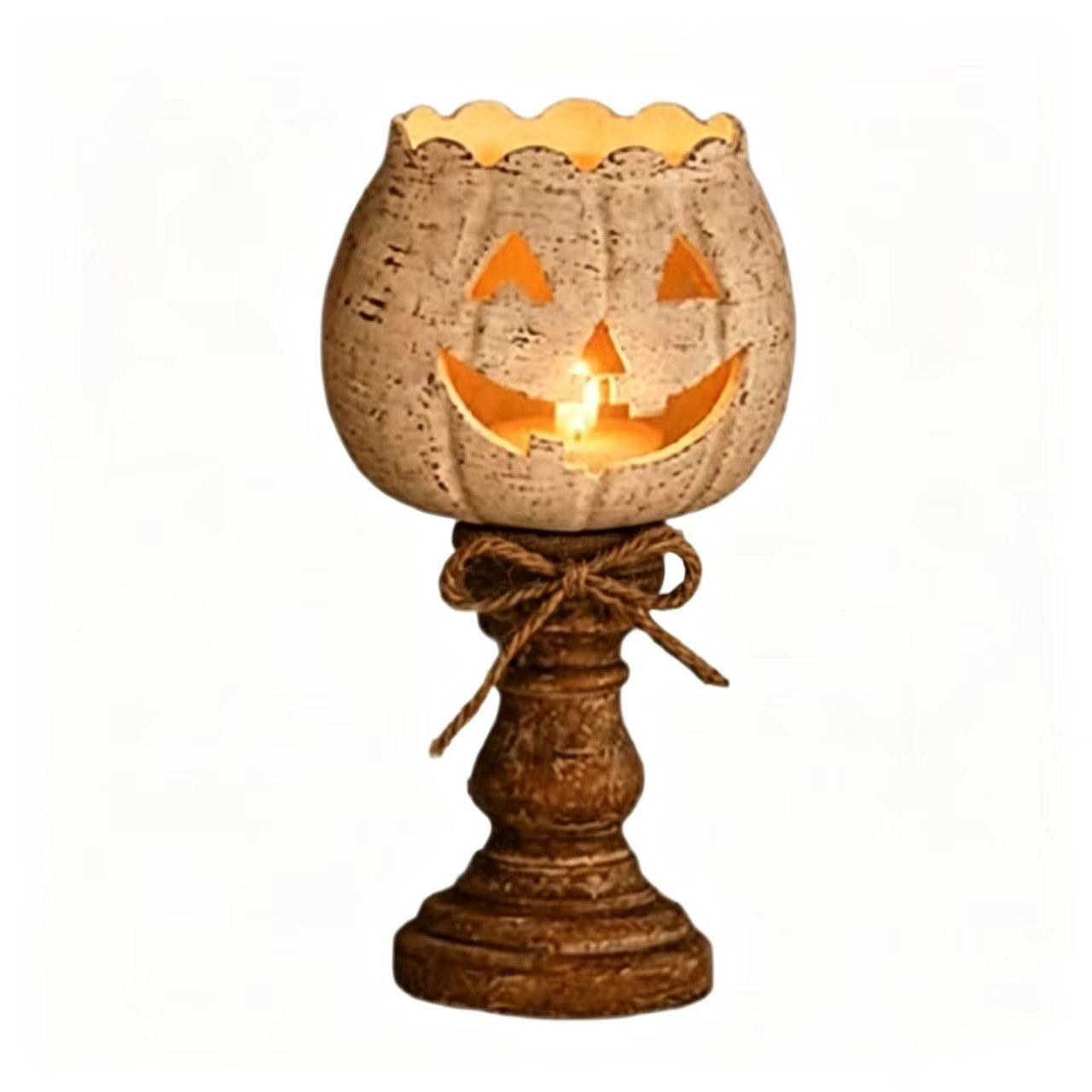Pumpkin tealight candle holder set pumpkin scented candle