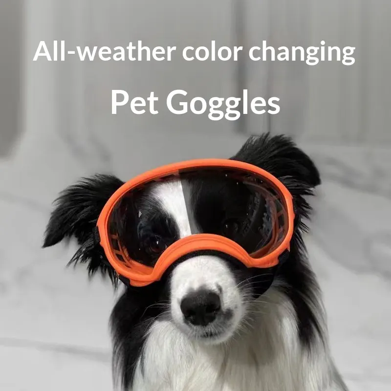 Color-changing Pet UV- and Wind-resistant Goggles