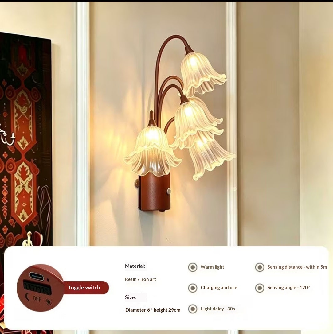 Rechargeable LED Wall Lamp, picture 5 of 7