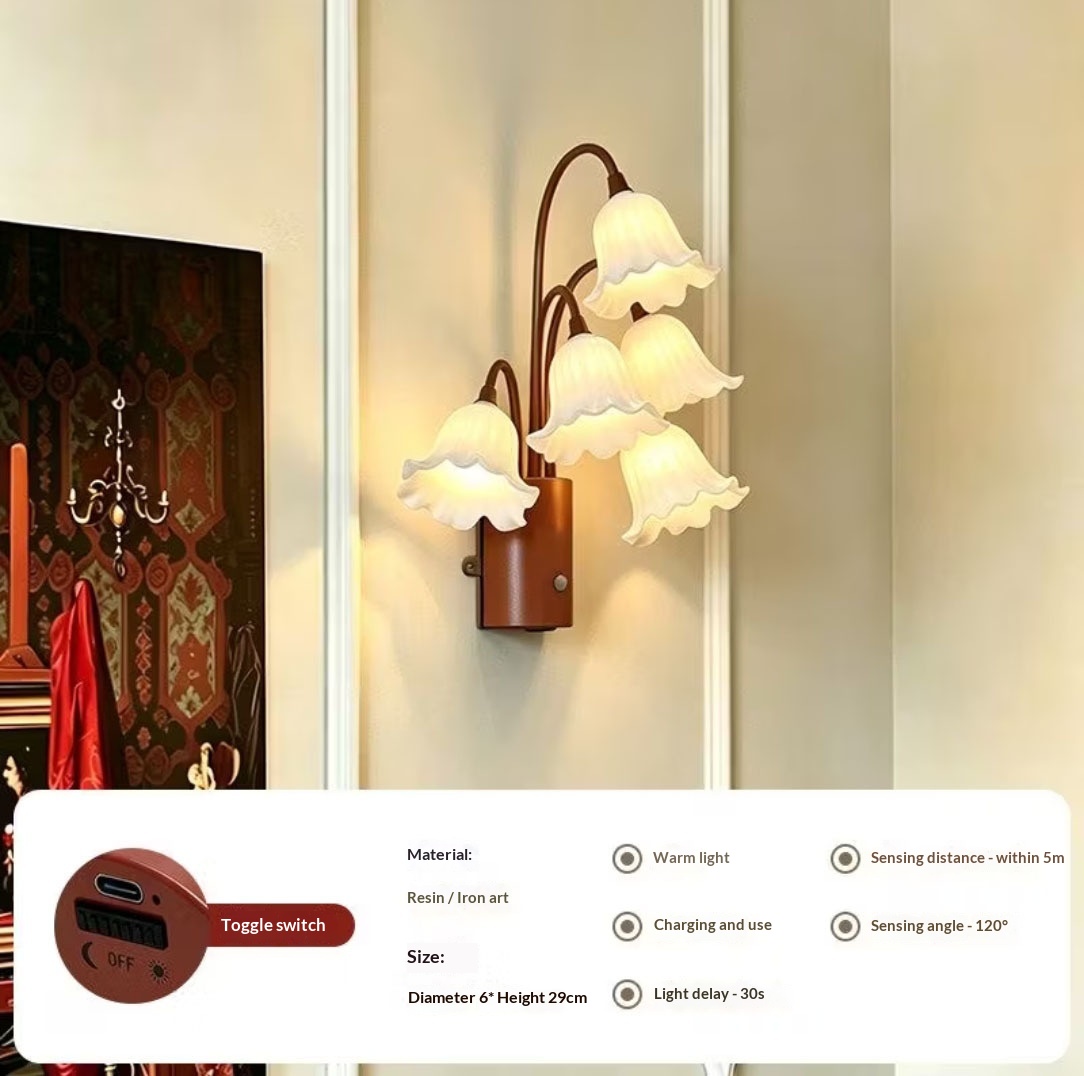 Rechargeable LED Wall Lamp, picture 4 of 7