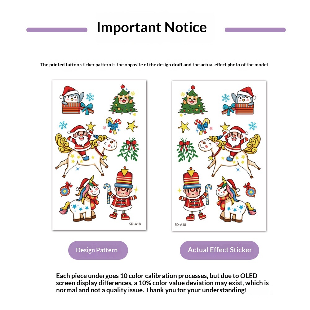 Waterproof Horror Transparent Stickers for Parties