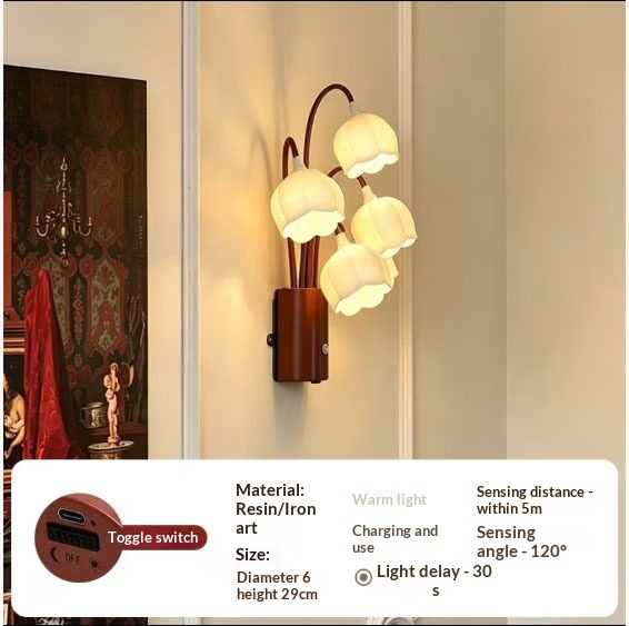 Rechargeable LED Wall Lamp, picture 6 of 7