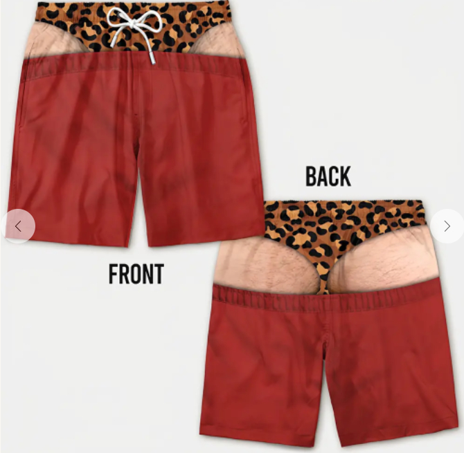 Personalization Of Men's Swimming Trunks