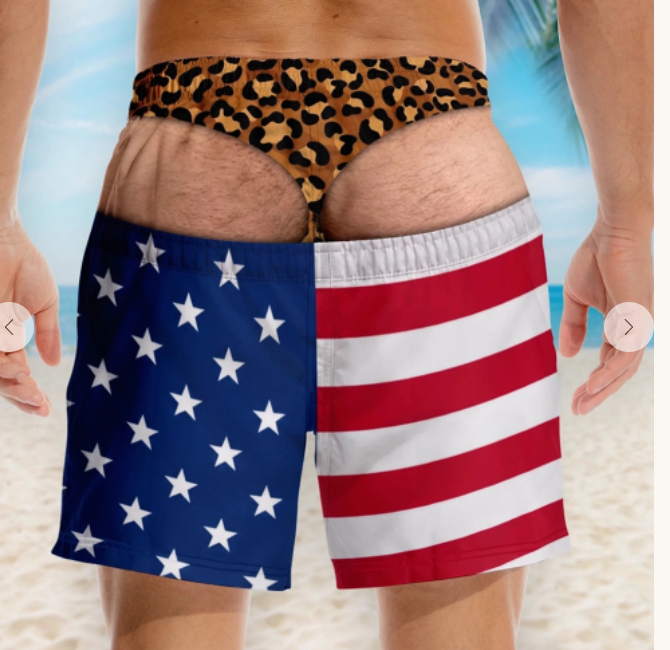 Personalization Of Men's Swimming Trunks