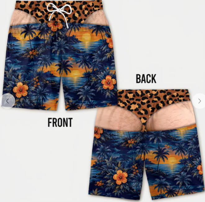 Personalization Of Men's Swimming Trunks