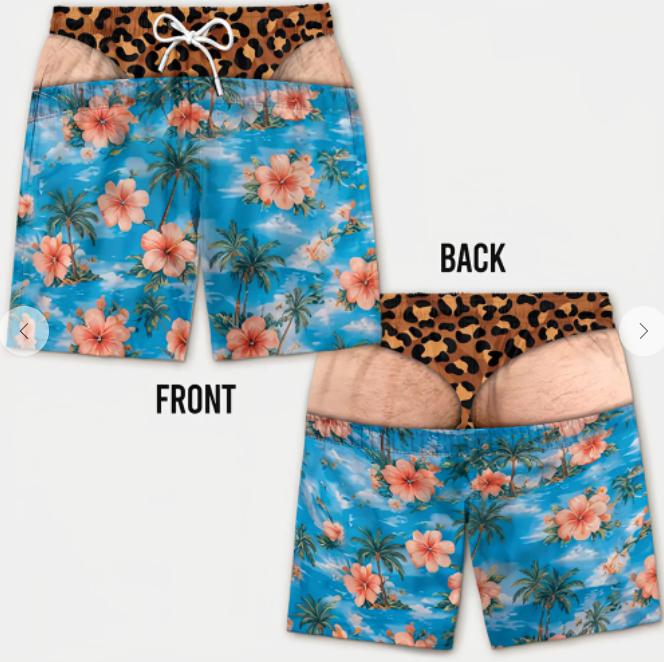 Personalization Of Men's Swimming Trunks