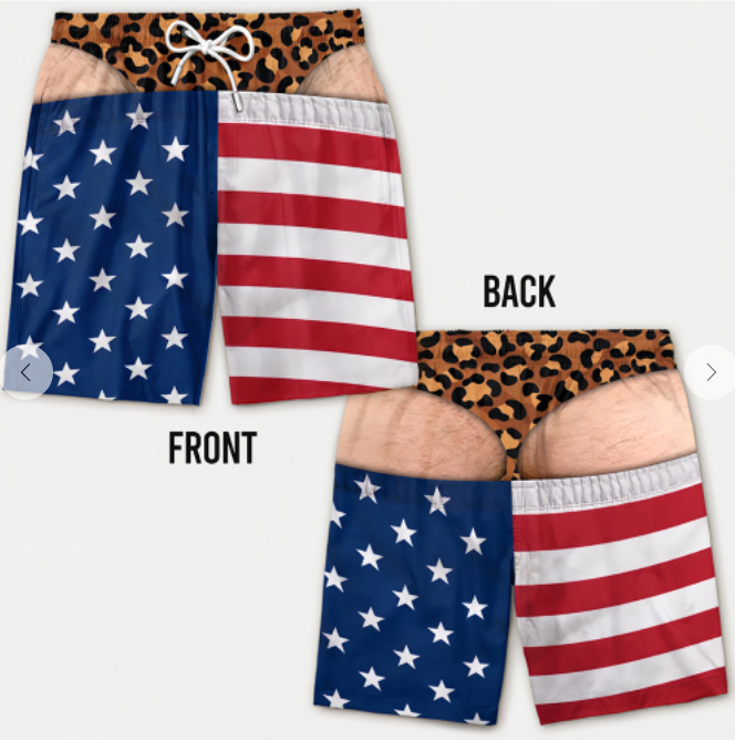 Personalization Of Men's Swimming Trunks
