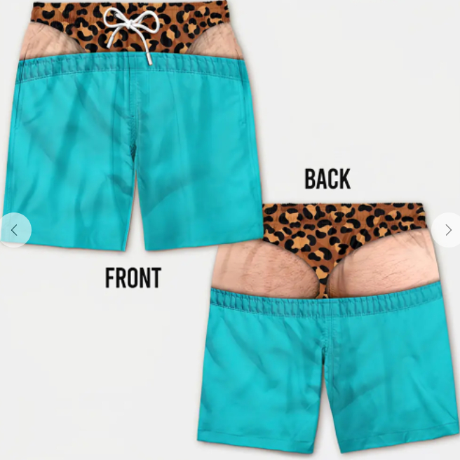 Personalization Of Men's Swimming Trunks