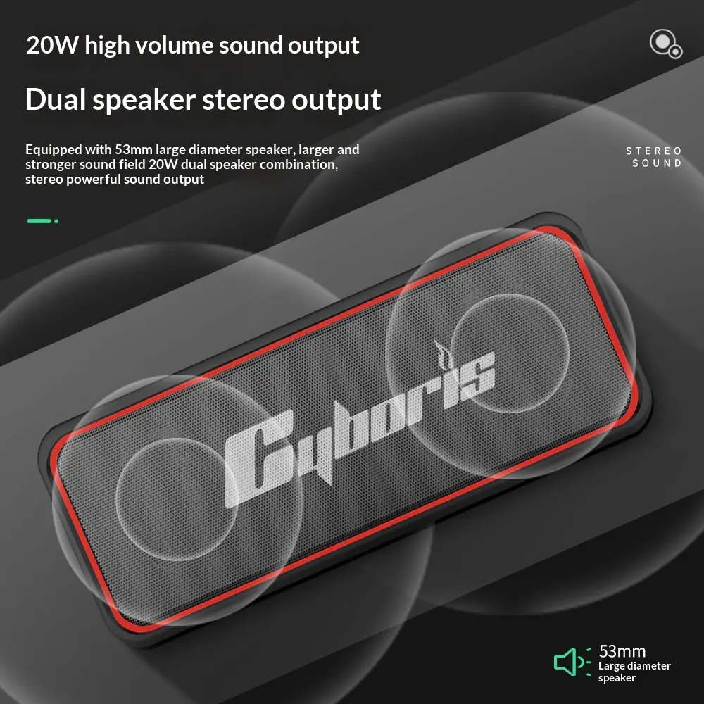 Wireless Bluetooth Speaker Outdoor Portable Subwoofer
