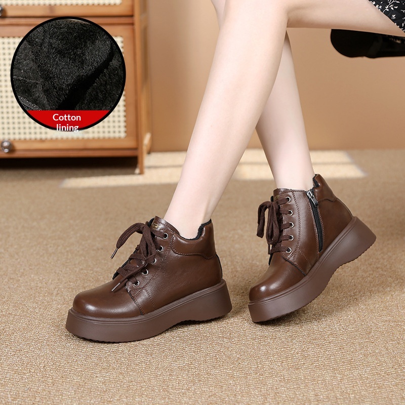 Leather Boots with Fleece, picture 7 of 8